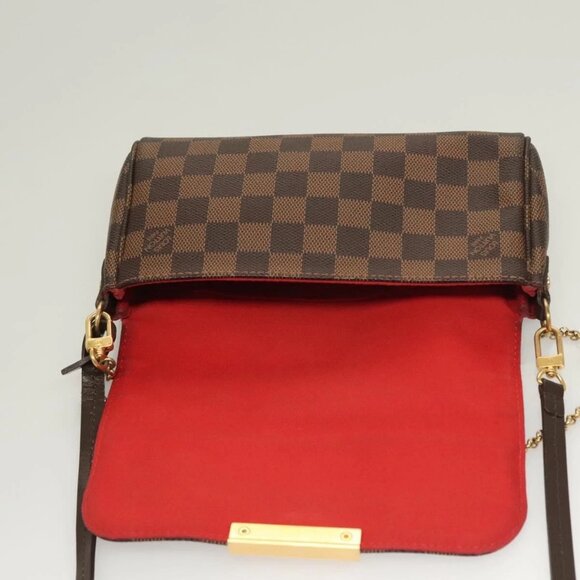 LOUIS VUITTON Damier Ebene Favorit PM Shoulder Bag 2way - Picture 13 of 16